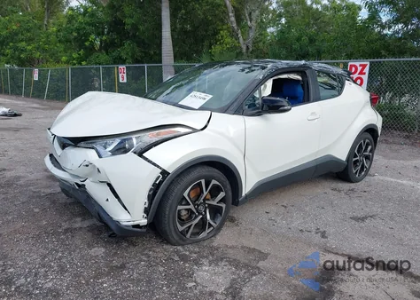 2019 Toyota C-Hr Xle z USA, uszkodzony, nr VIN JTNKHMBX1K1060302
